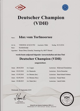 Idax Deutscher Champion